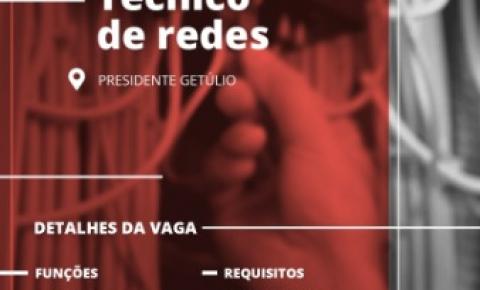 New Way de Presidente Getúlio contrata Técnico de Redes 